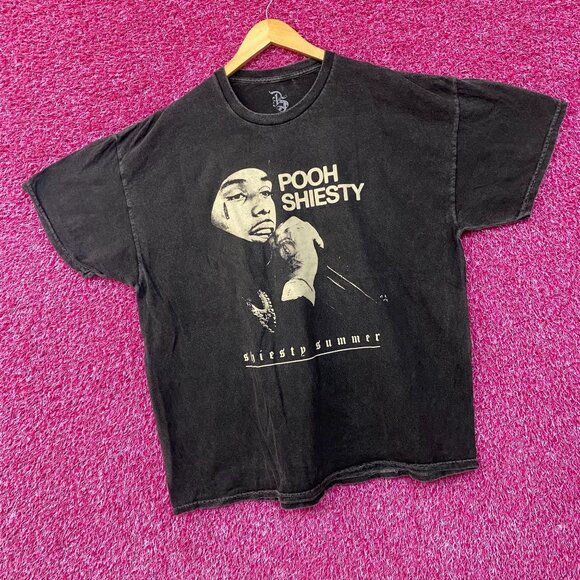 Pooh Shiesty Summer Washed T-Shirt 1X - Picture 3 of 4